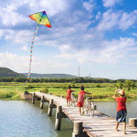 HONBO Large Delta Kite for Kids & Adults - Flower - image 2