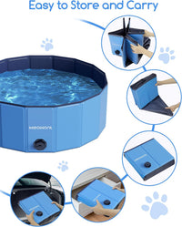 Meowant Extra Large Dog Pool Foldable 97'' - XL-63'' × 12'' - image 4