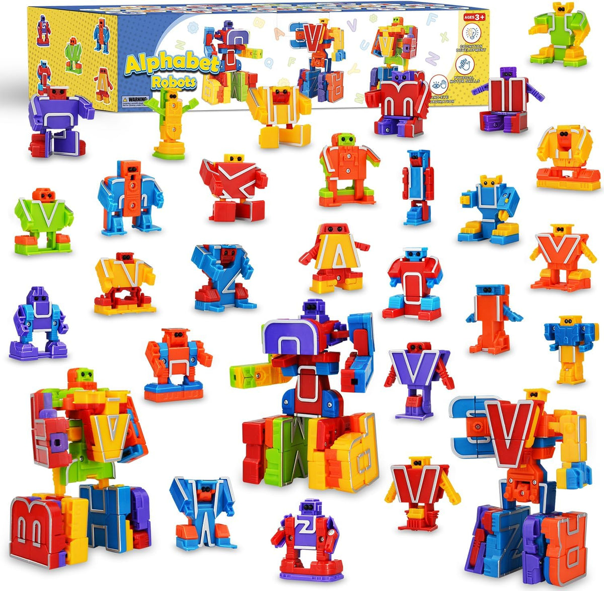 Alphabet Robots Advent Calendar 2026 for Boys - Classic