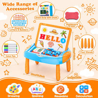Cokzer Magnetic Drawing Board - Blue Orange - image 4