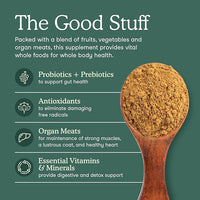 Fera Pets Whole Food Multivitamin Cat & Dog Food Topper with Probiotics, Antioxidants, & Essential Dog Vitamins & Minerals - Nutrients from Fruits, Vegetables, & Organ Meats - 3.7 oz