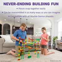 Marble Genius Marble Run Starter Set STEM Toy for Kids Ages 4-12 – Fun for Kids & Family - Dinosaur - image 4