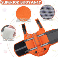 EMUST Dog Life Jacket, Waterproof, Breathable - L / NewOrange - image 3