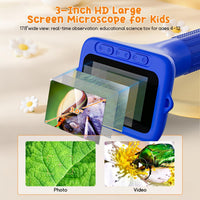 SKYBASIC Digital Microscope for Kids - 3"-Blue - image 2