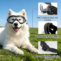 Dog Goggles for Large Breeds - Clear L - image 3