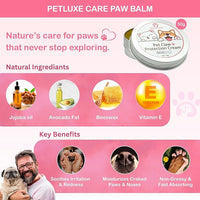 Dog Paw Cleaner for Small & Medium Dogs – Portable Paw Washer Cup with Soft Silicone Brush, Towel & Moisturizing Balm – Gently Cleans Muddy Paws After Walks (Pink, Small)