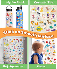 Walenced Reusable Sticker Book, Stickers for Kids - Farm+Princess+Ocean - image 4