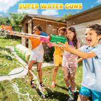 Water Gun Squirter for Kids Squirt Gun 2 Pack – Fun for Kids & Family - 4 Pack: Blue+Pink+Green+Orange - image 2