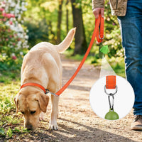 Joytale Reflective Dog Leash for Medium & Large Dogs - 6 ft Narrow / Orange - image 2