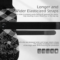 EXPAWLORER Anti Slip Dog Socks to Prevent Licking Paws, Dog Shoes for Hot Pavement, Dog Booties for Small Medium Large Senior Dogs, Traction Control Boots & Paw Protectors for Hardwood Floors