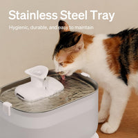 PETLIBRO Cat Water Fountain Stainless Steel Tray - 2.5L Fountain - image 3