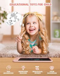 LCD Writing Tablet 10 Inch - Pink / 10inch - image 3