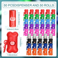 Zhehao 50 Pack Dog Poop Bag Holders for Leashes, Classic – Essentials for Dogs - image 3
