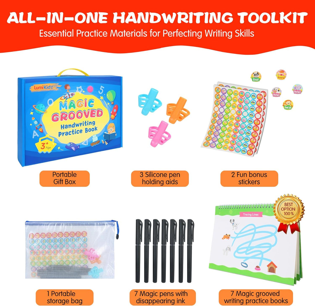 Magic Grooved Writing Practice Books for Kids 3-8 – Fun for Kids & Family - image 3