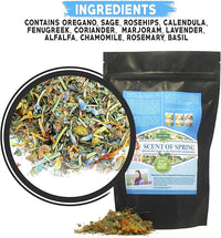 Nesting Herbs for Backyard Chickens 8 pounds - Scent of Spring - Keep Laying Hens Happy, Healthy and Relaxed