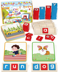 Wooden CVC Word Spelling Games