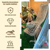 2Pcs Reptile Hammock for Bearded Dragon Climbing Bridge Tank - image 4