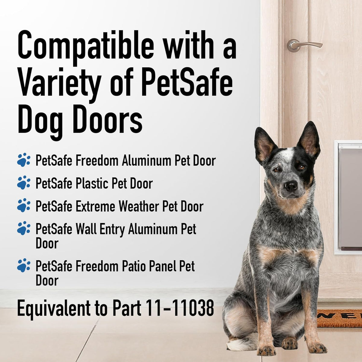 Evergreen Pet Supplies Replacement Dog Door Flap Compatible - Medium - image 3