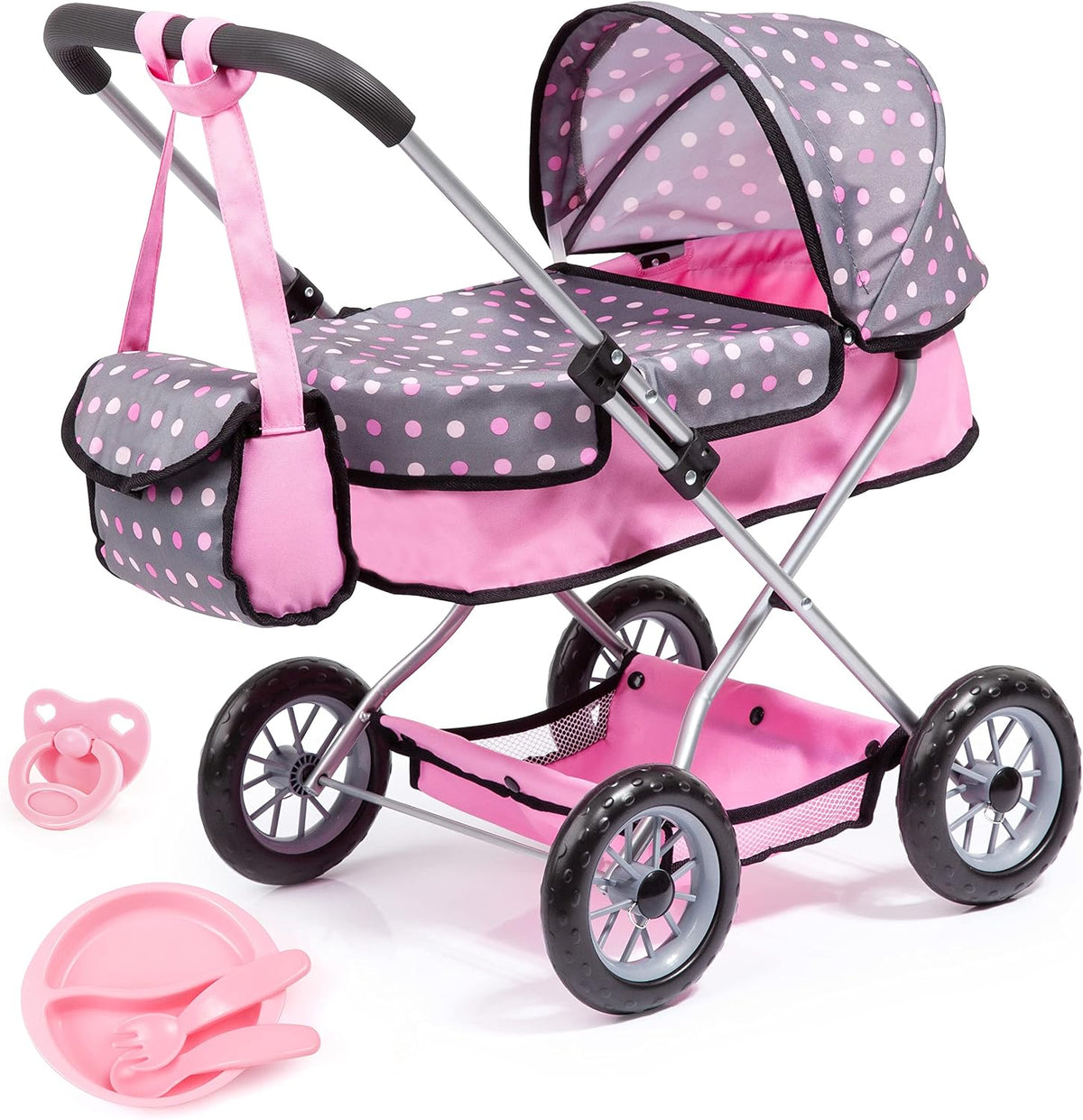 Bayer Smarty Modern Doll Pram & Stroller Set for 18 Inch Dolls