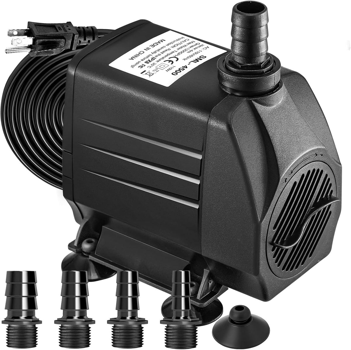 GROWNEER 2 Packs 550GPH Submersible Pump 30W Ultra Quiet Fountain - 1250GPH
