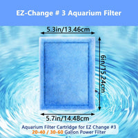 Filter Cartridges Compatible with Aqua-Tech 20-40&30-60 Fish Tank - 8 pack - image 2