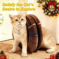 Kitty Kurls Magic Organ Cardboard Cat Scratcher Toy with 2 Balls - image 3