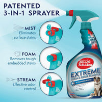 Simple Solution Extreme Stain & Odor Remover - Unscented / 160 Fl Oz (Pack of 2) - image 2