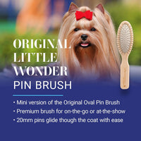 Chris Christensen Dog Brush, Original Series - Brown / 20mm-Mini - image 2
