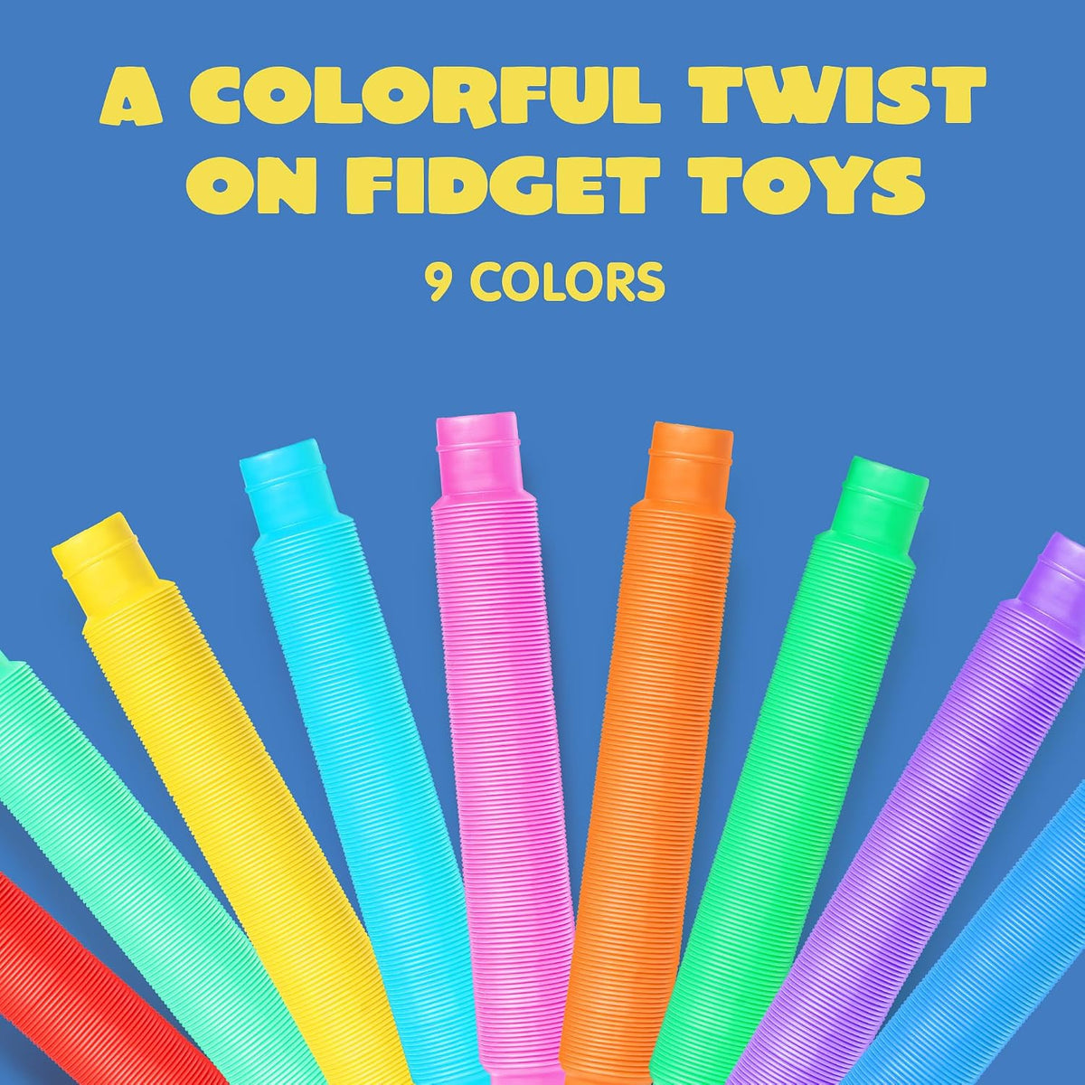 JOYIN 36 Pack Pop Tubes Sensory Toys - Large / 9 - image 4