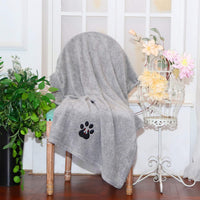 Dogvingpk Dog Towels for Drying Dogs 2 Pack - Grey / XL-55" * 36" - image 4
