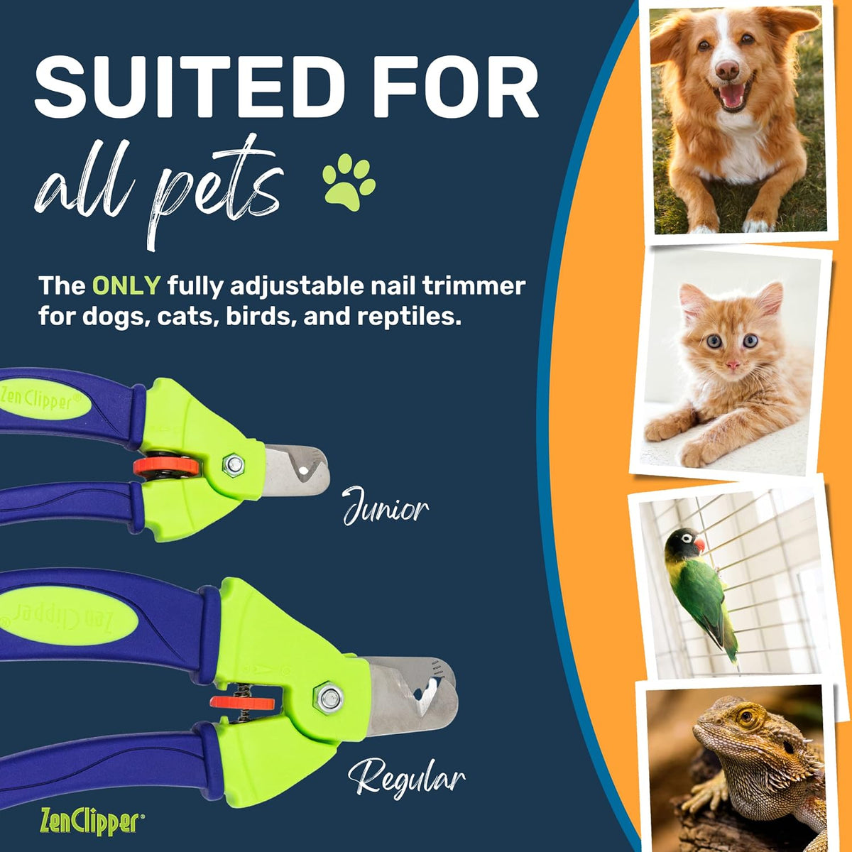 Zen Clipper Precise Dog Nail Clippers, Adjustable Safety Blade - Regular - image 4