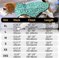 Mile High Life Dog Raincoat - L Chest 32"-40" / Green Cactus - image 2
