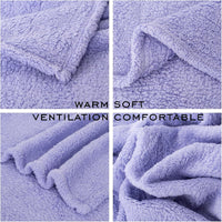 2 Blankets, Dog Cat Pet Blanket, Soft Warm Fleece, for Puppy - Lavender+pink+darkpink / 32"L x 24"W , 3/Pack - image 4