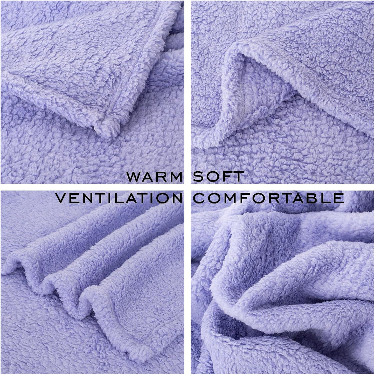 2 Blankets, Dog Cat Pet Blanket, Soft Warm Fleece, for Puppy - Lavender+pink+darkpink / 32"L x 24"W , 3/Pack - image 4