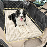 Dog Car Bed, Non-Slip Backseat Dog Bed Mat 50" L×24.6" W – Essentials for Dogs - Beige / Medium (50"L×24.6"W)
