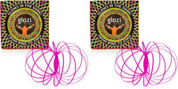 Mozi Geometric Magic Flow Bracelet, Easy to Use - Glozi (Pack of 2) / Glowing Pink