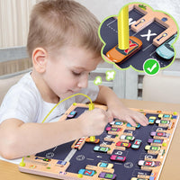 Wooden Magnetic Alphabet Maze Letter Puzzle Montessori Toys for Boys - image 3