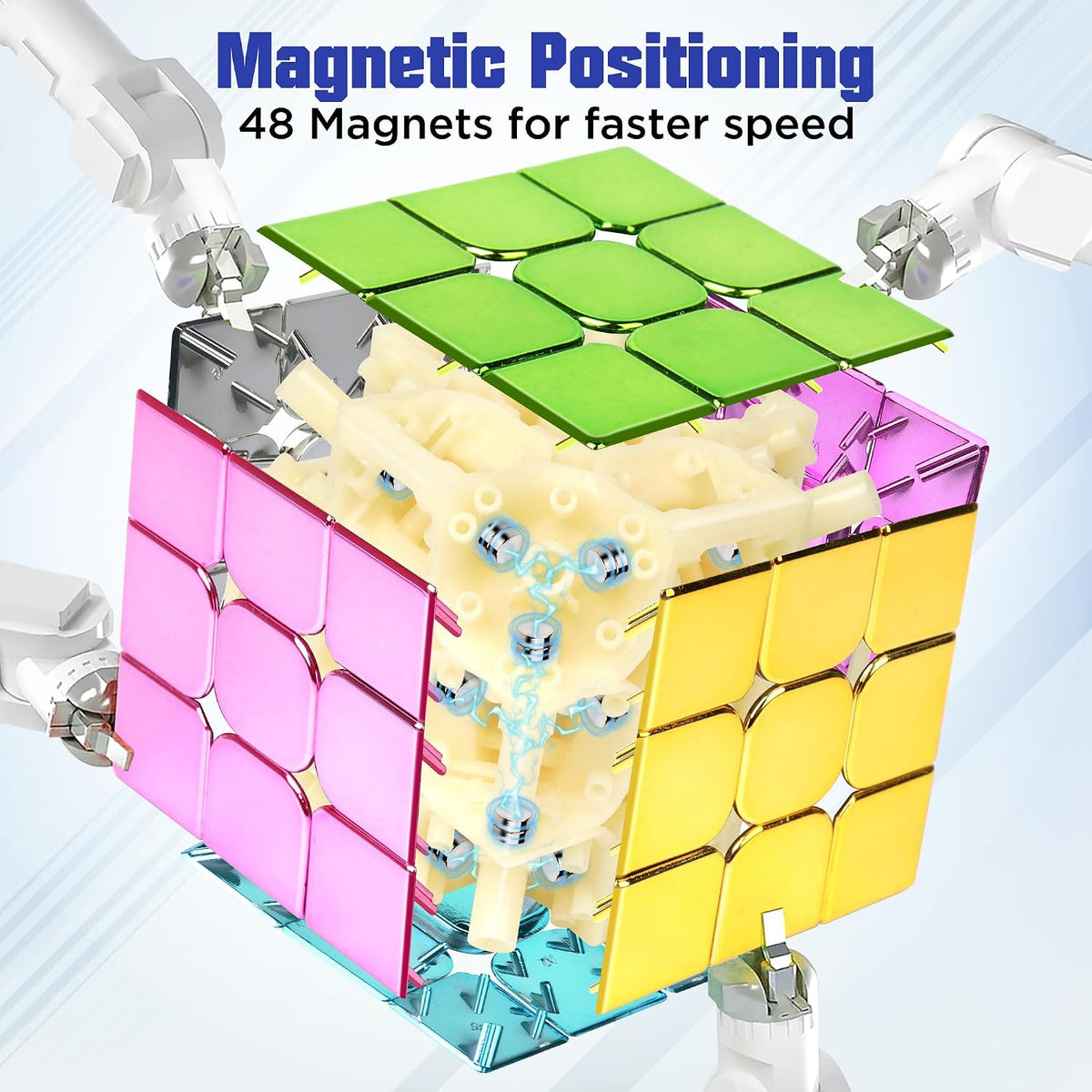 D-FantiX Cyclone Boys 3x3 Speed Cube - Mirror Version - image 3