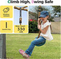DECORLIFE Tree Swing for Kids - Green - image 4