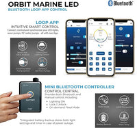 Current USA 24"-36" Inch Orbit Marine LED Saltwater Reef Marine Aquarium Light with Bluetooth App Control | Wireless Lighting & eFlux Wave Pump Control for Fish Tank (4201)