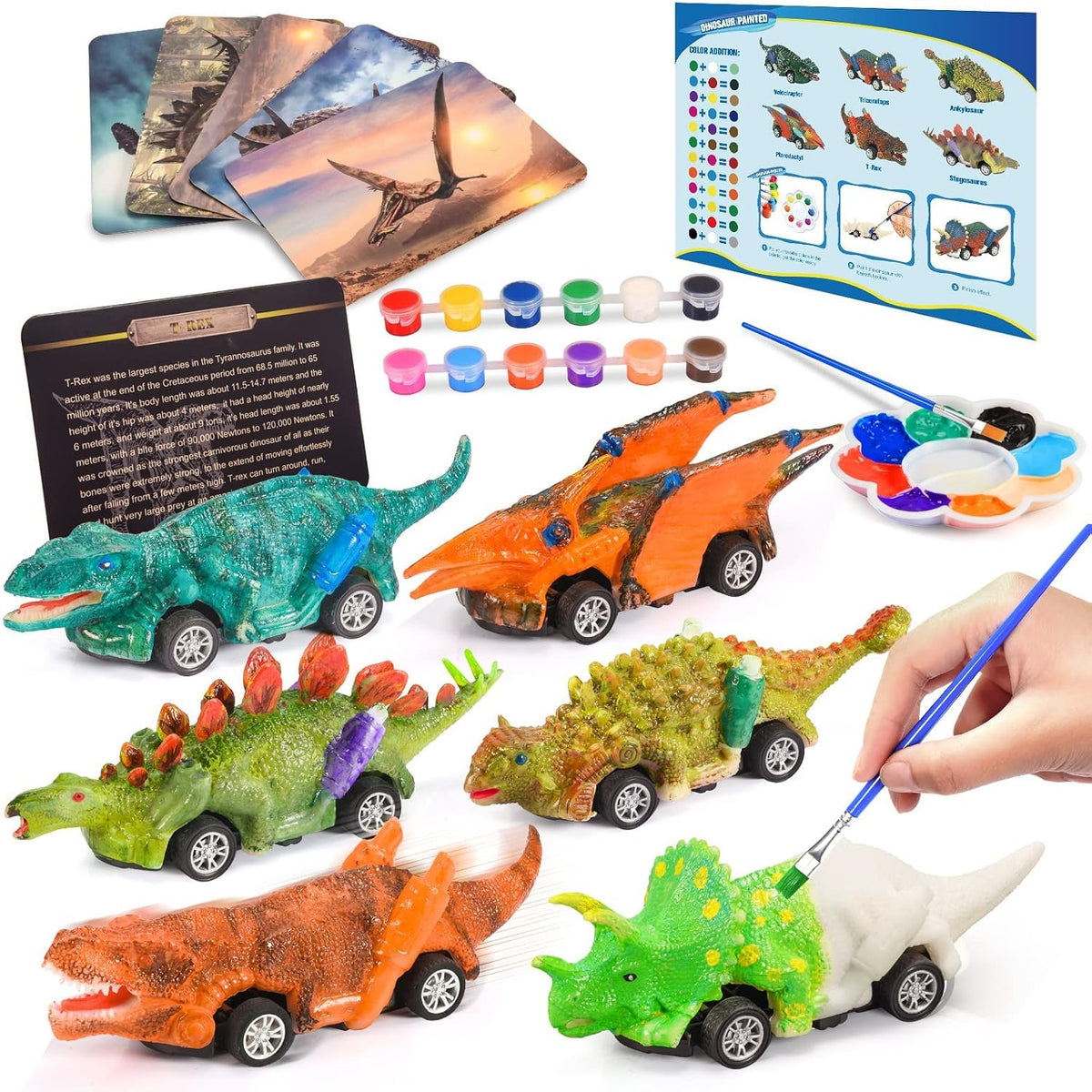 faentwc Dinosaur Painting Toys for Kids 5-7: Birthday Gifts for Kid