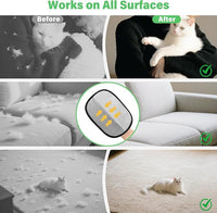 Pet-Hair-Removal-Glove Reusable Electrostatic-Gloves-Pet-Hair-Remover for Furniture, Couch, Carpet,Car Seat Pet-Hair-Remover-Tool for Dogs & Cats Hair Remover Mitt Pet-Double-Sided-Grooming-Glove 1Pcs