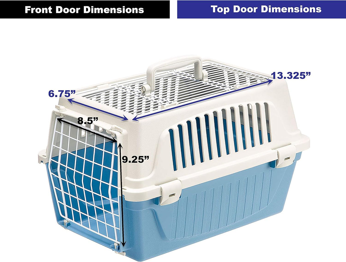 Ferplast Atlas Pet Carrier - Blue / 18.8"L x 13.0"W x 11.8"H - image 4