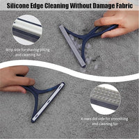 3-Pack Pet Hair Removal Tool,Dog Cat Hair Remover,Lint Shaver Cleaner Pro,Fur Removal Tool,Portable Carpet Scraper,Carpet Rake,Pet Hair Brush for Carpet,Clothes,Car Mats,Couch,Pet Bed,Furniture