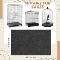 Nuanchu 48 x 48 Inch Large Bird Cage Mat - 30"L x 36"W - image 2