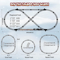 Hot Bee Train Set, Remote Control Train Toys with Smoke - Giant - image 4