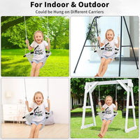 Hi-Na Tree Swing for Kids - Gray - image 4