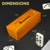 Queensell Dominos Set for Adults - Medium - image 3