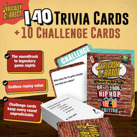Lyrically Correct 90s and 2000s hip-hop and R&B music trivia card game box and cards - view 27