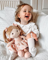 Soft Baby Doll Toys (16''), My First Baby Rag Doll for 1 Year-Old Girl Birthday Gift, Christmas Plush Toys Gift for Toddler Kids Infants -Sweetheart Girl